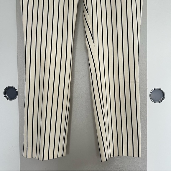 Anthropologie Essential Slim Striped Pants - Old Money Coastal Grandma Parisian - Picture 7 of 14